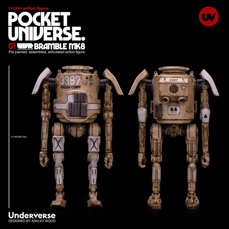Pocket Universe Series Mini Action Figure BRAMBLE MK8 1/8
