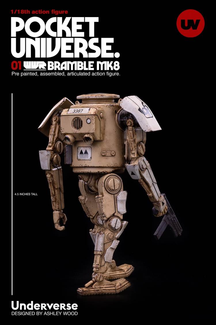 Pocket Universe Series Mini Action Figure BRAMBLE MK8 1/8