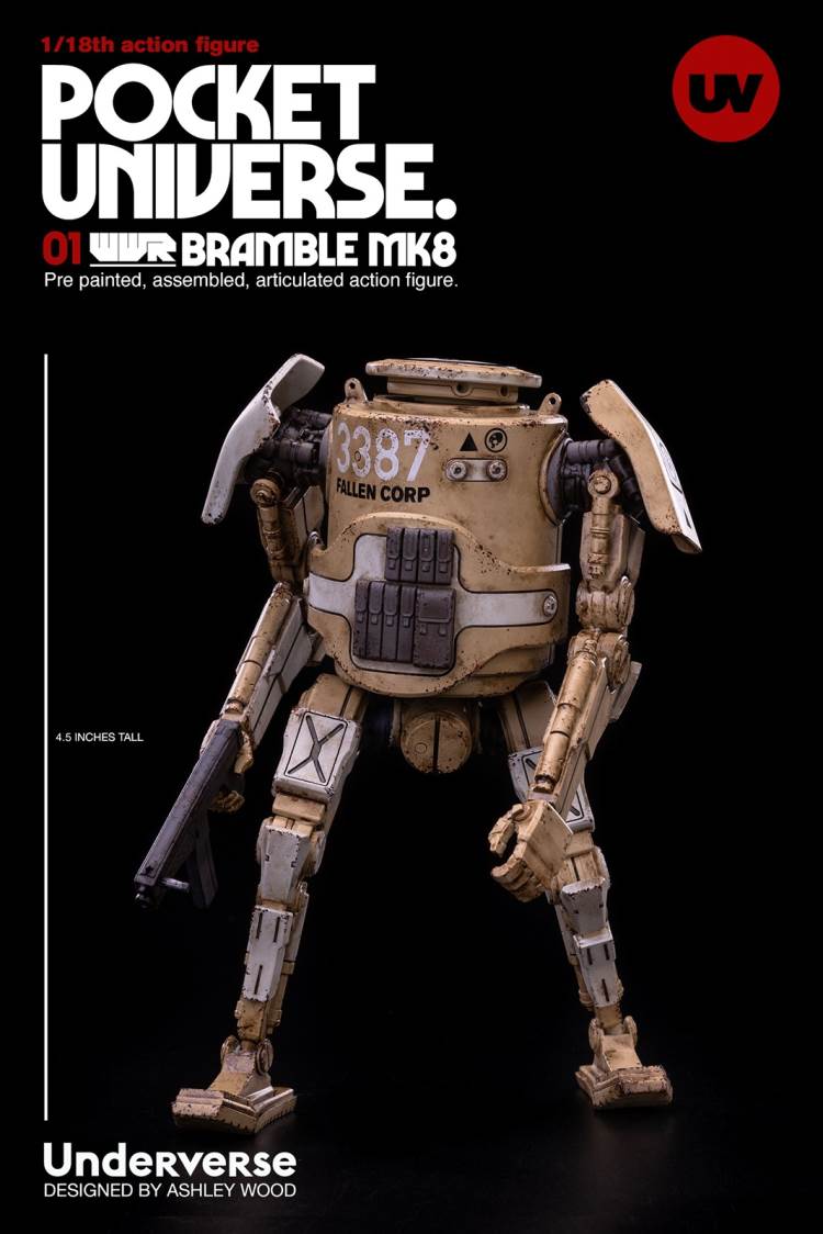 Pocket Universe Series Mini Action Figure BRAMBLE MK8 1/8