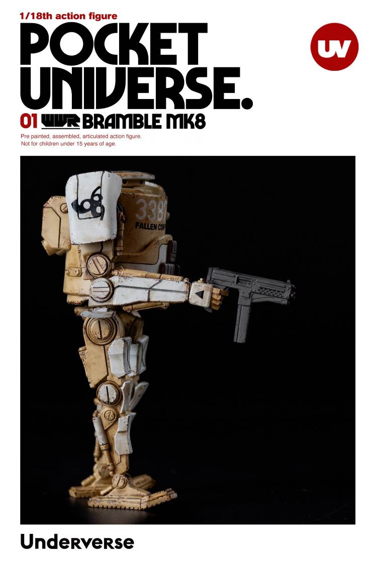 Pocket Universe Series Mini Action Figure BRAMBLE MK8 1/8