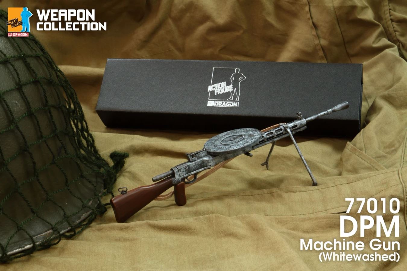 Weapon Card Series-PDM Light Machine Gun Regular Edition 77009 & Snow Edition 77010