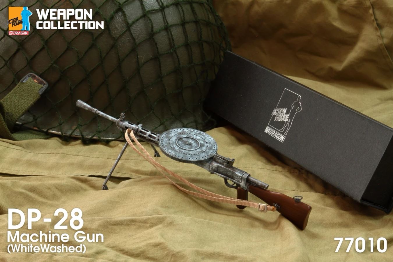 Weapon Card Series-PDM Light Machine Gun Regular Edition 77009 & Snow Edition 77010