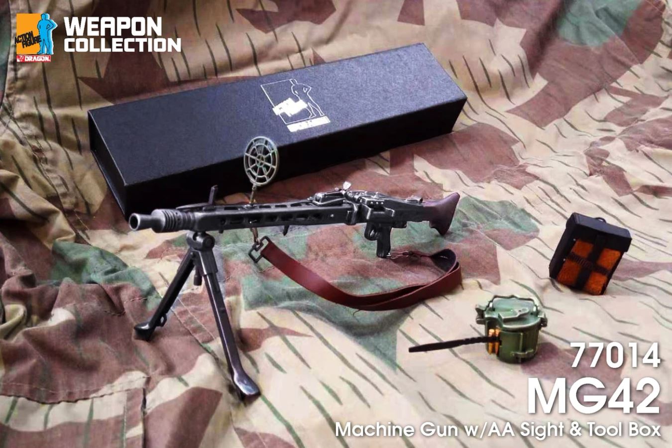 Weapon Card Series-MG42 Heavy Machine Gun Sight Version 77013 & Airborne Version 77014 1/6