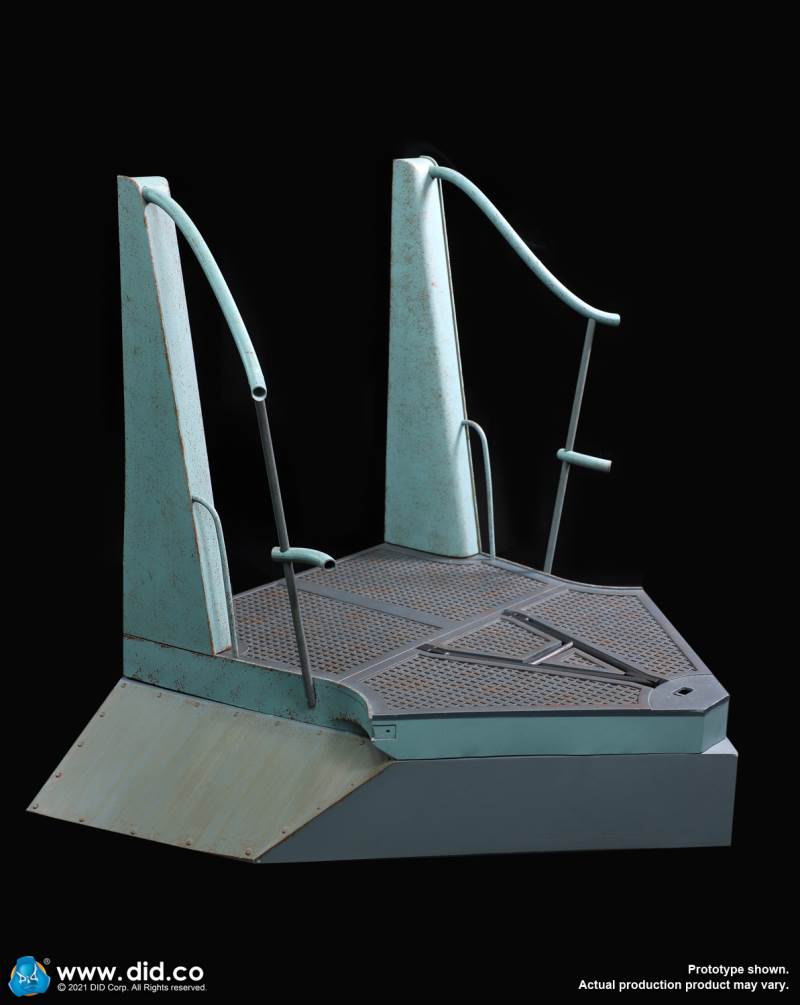 WWII German U-boat Submarine-Turret Scene Set & Machine Gun Scene Set 1/6