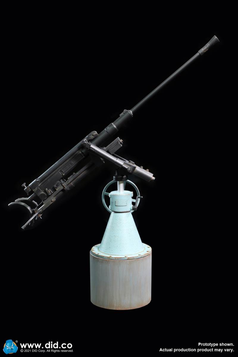 WWII German U-boat Submarine-Turret Scene Set & Machine Gun Scene Set 1/6