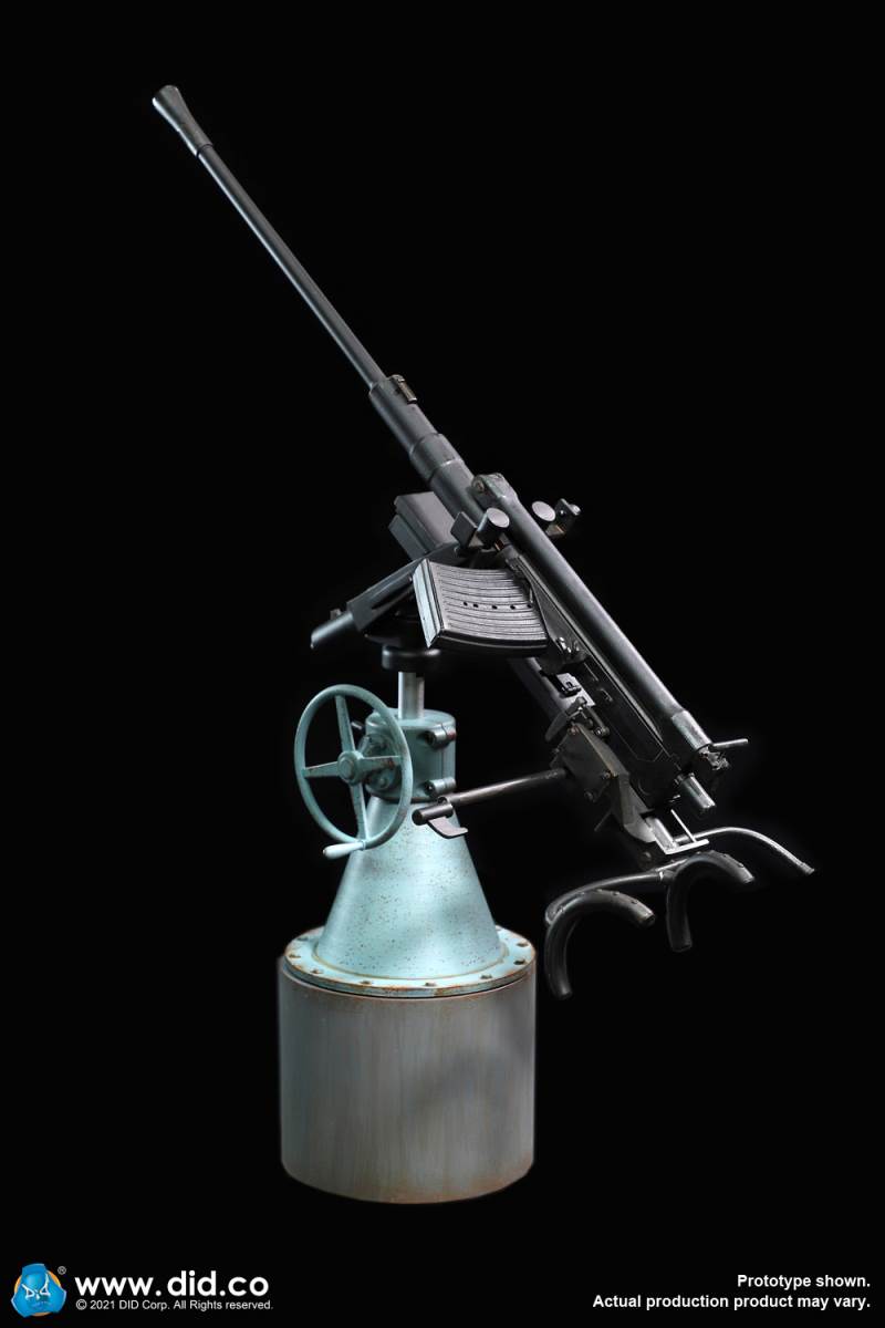 WWII German U-boat Submarine-Turret Scene Set & Machine Gun Scene Set 1/6