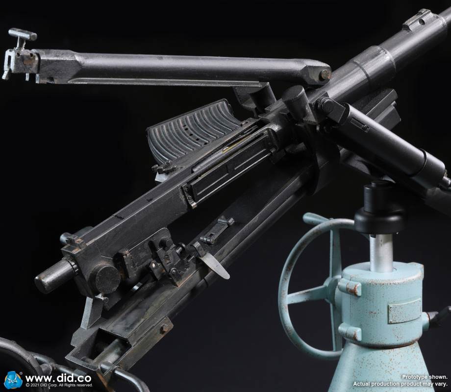 WWII German U-boat Submarine-Turret Scene Set & Machine Gun Scene Set 1/6