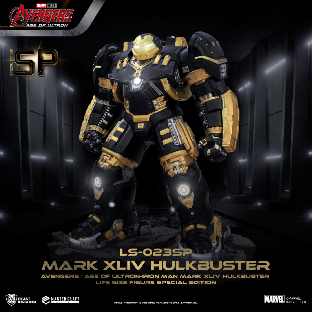 Iron Man Mark 44 Anti-Hulk Armor Statue 1/1