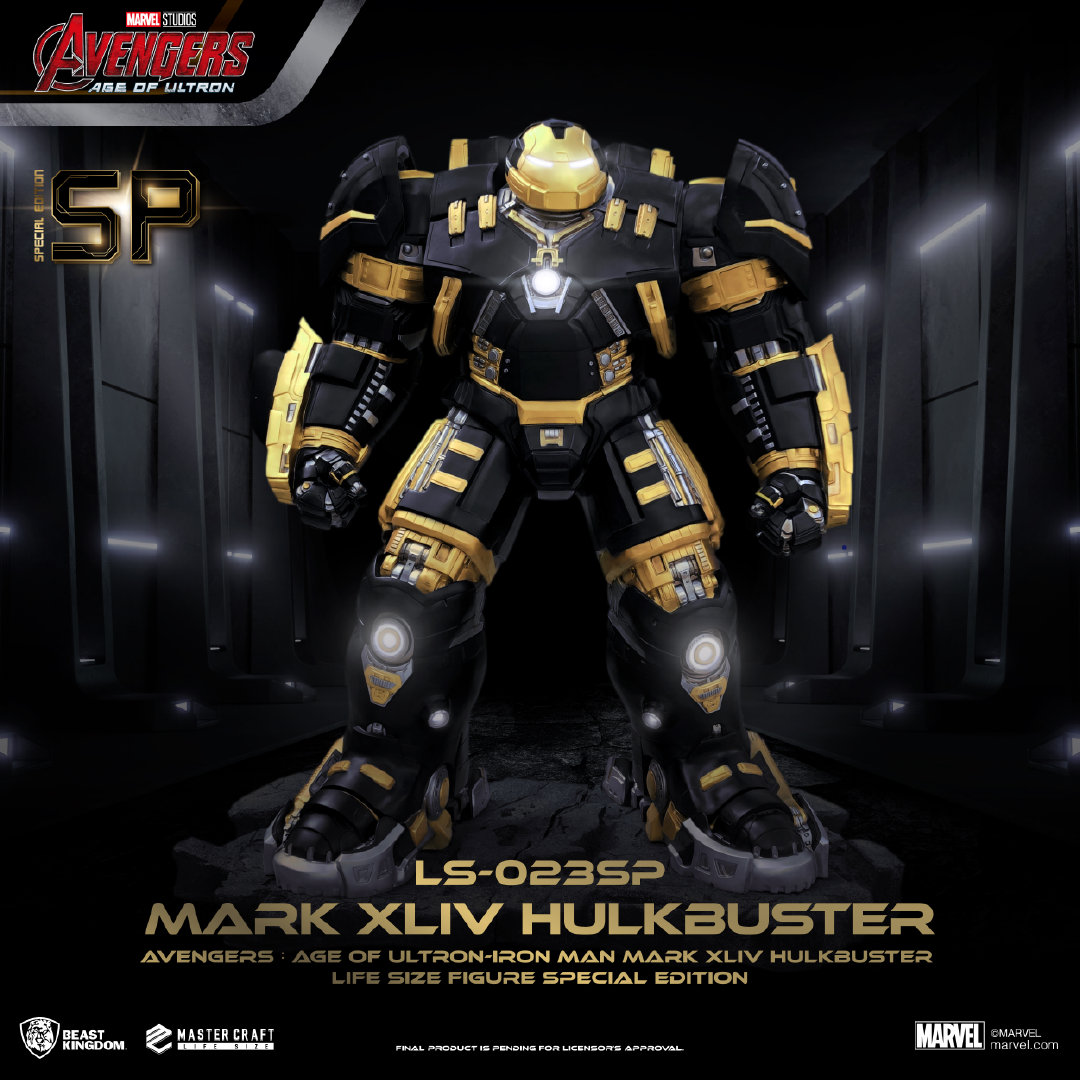 Iron Man Mark 44 Anti-Hulk Armor Statue 1/1