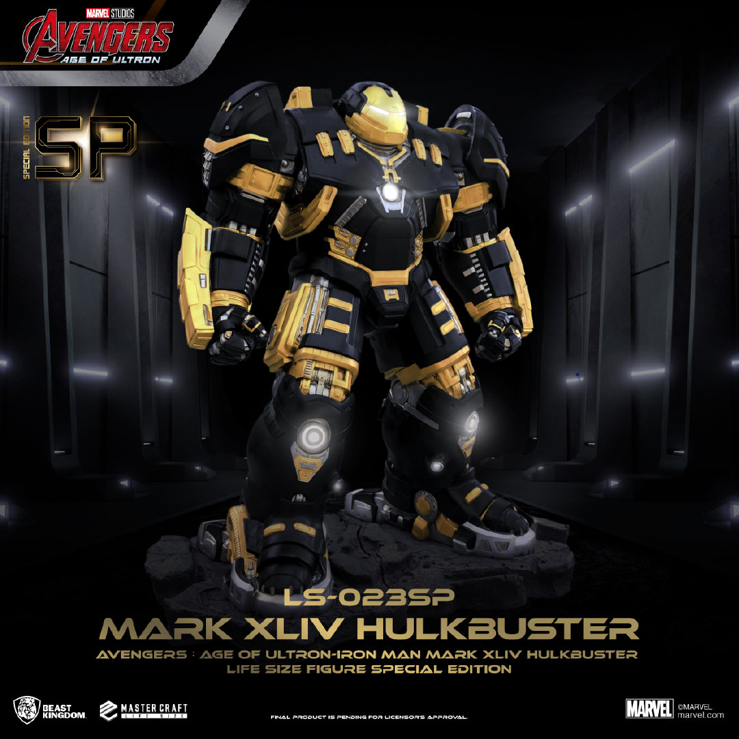 Iron Man Mark 44 Anti-Hulk Armor Statue 1/1