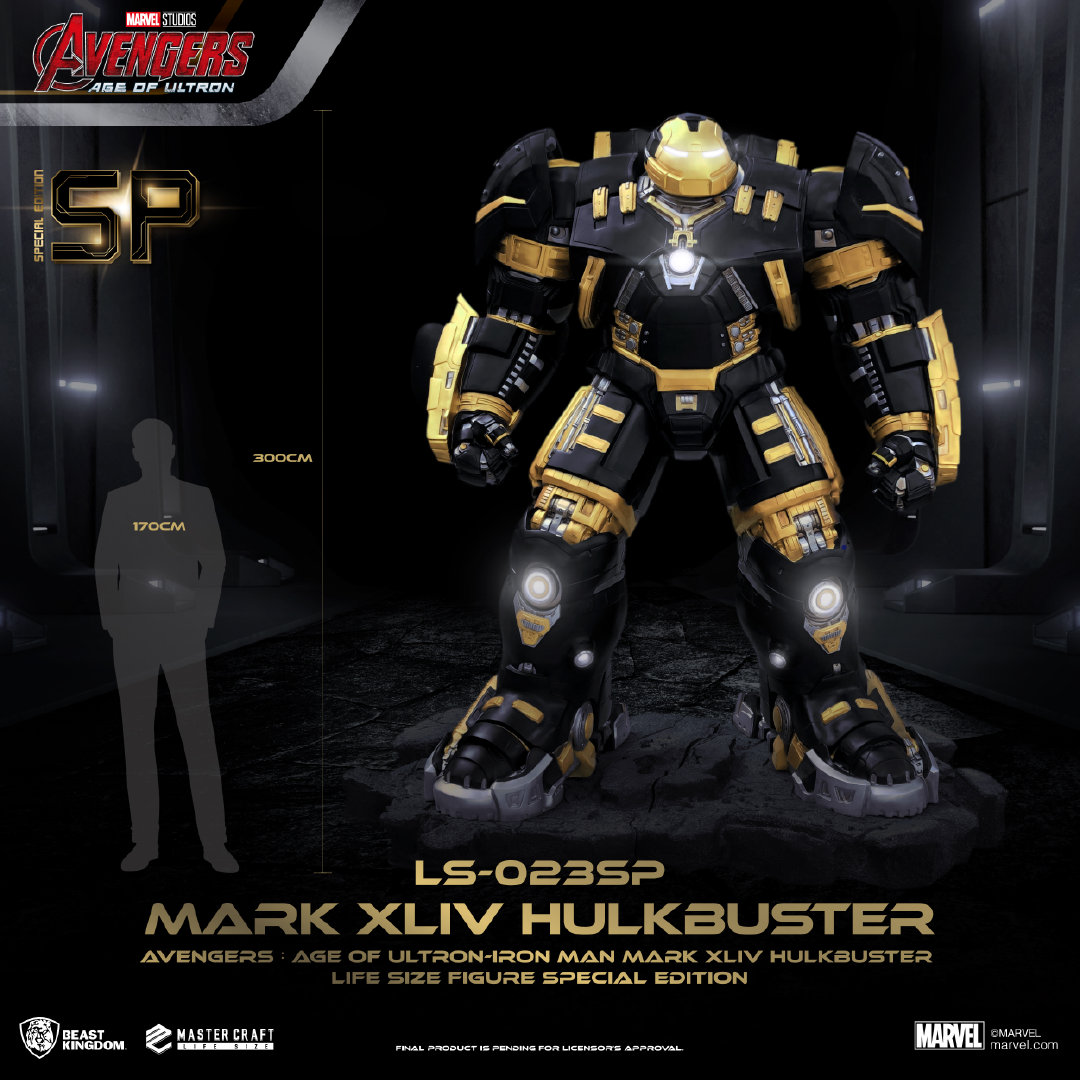 Iron Man Mark 44 Anti-Hulk Armor Statue 1/1
