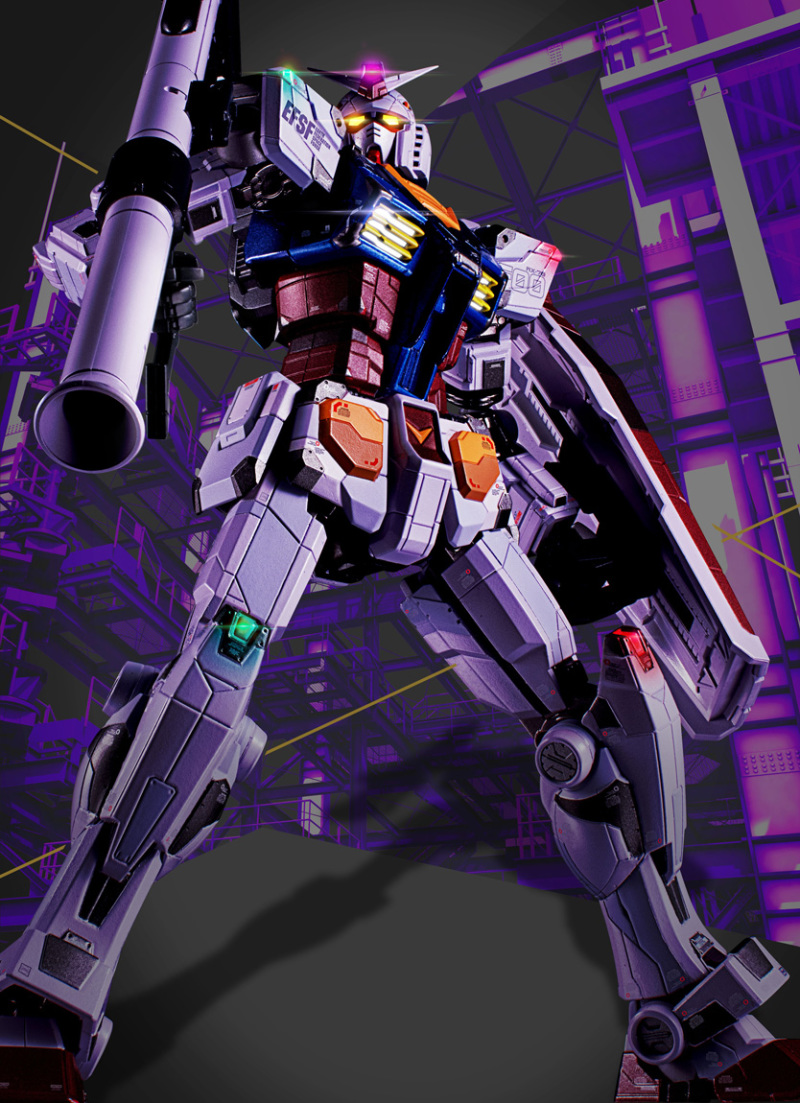 Super alloy×GUNDAM FACTORY YOKOHAMA RX-78F00 GUNDAM ‐Night illuminated ver.-