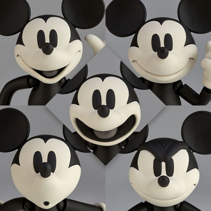 Figure Complex Movie Revo Series No.013EX Mickey Mouse (1936/Monotone Color Ver.)