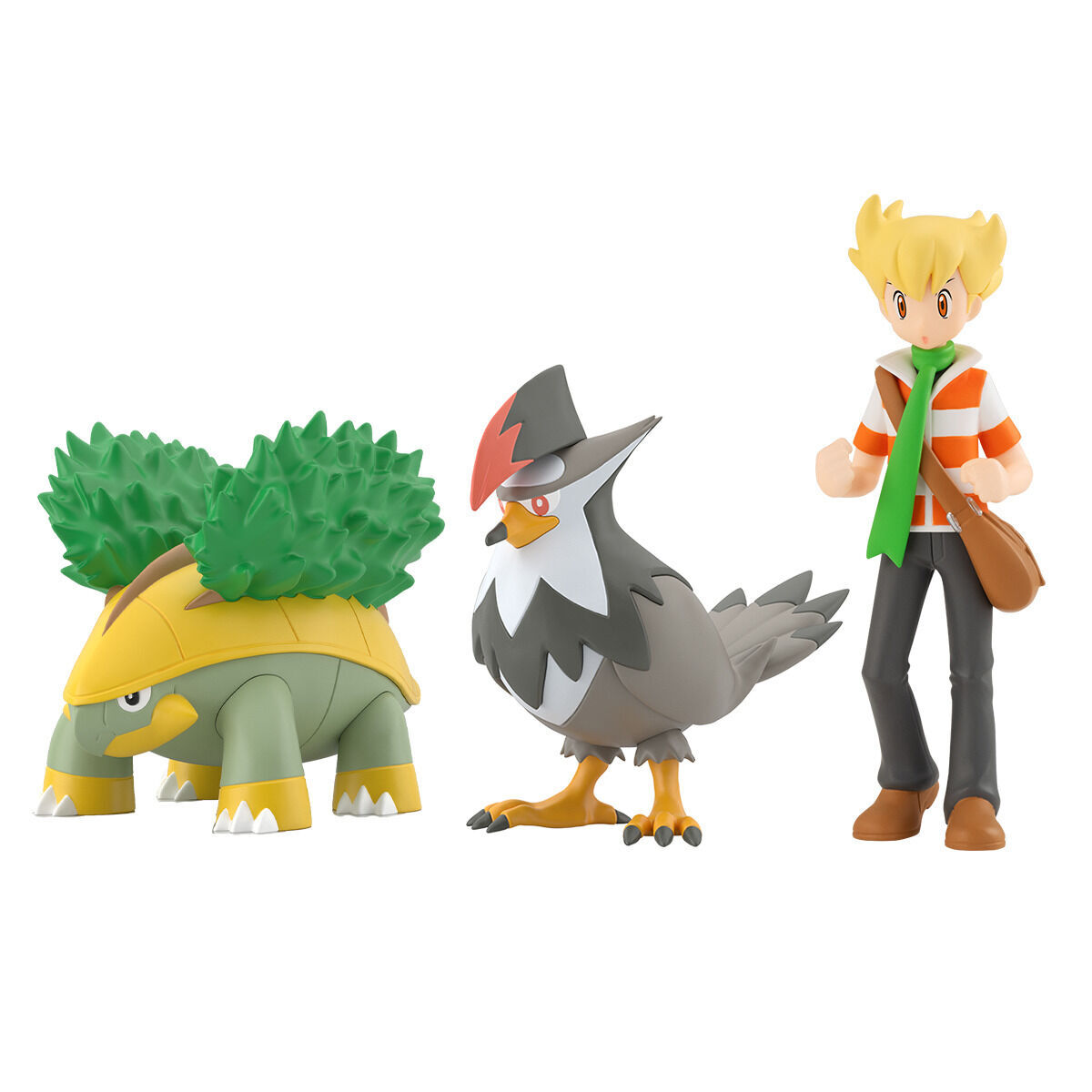 Pokémon Scale World - Benito, Staraptor and Grotle 1/20