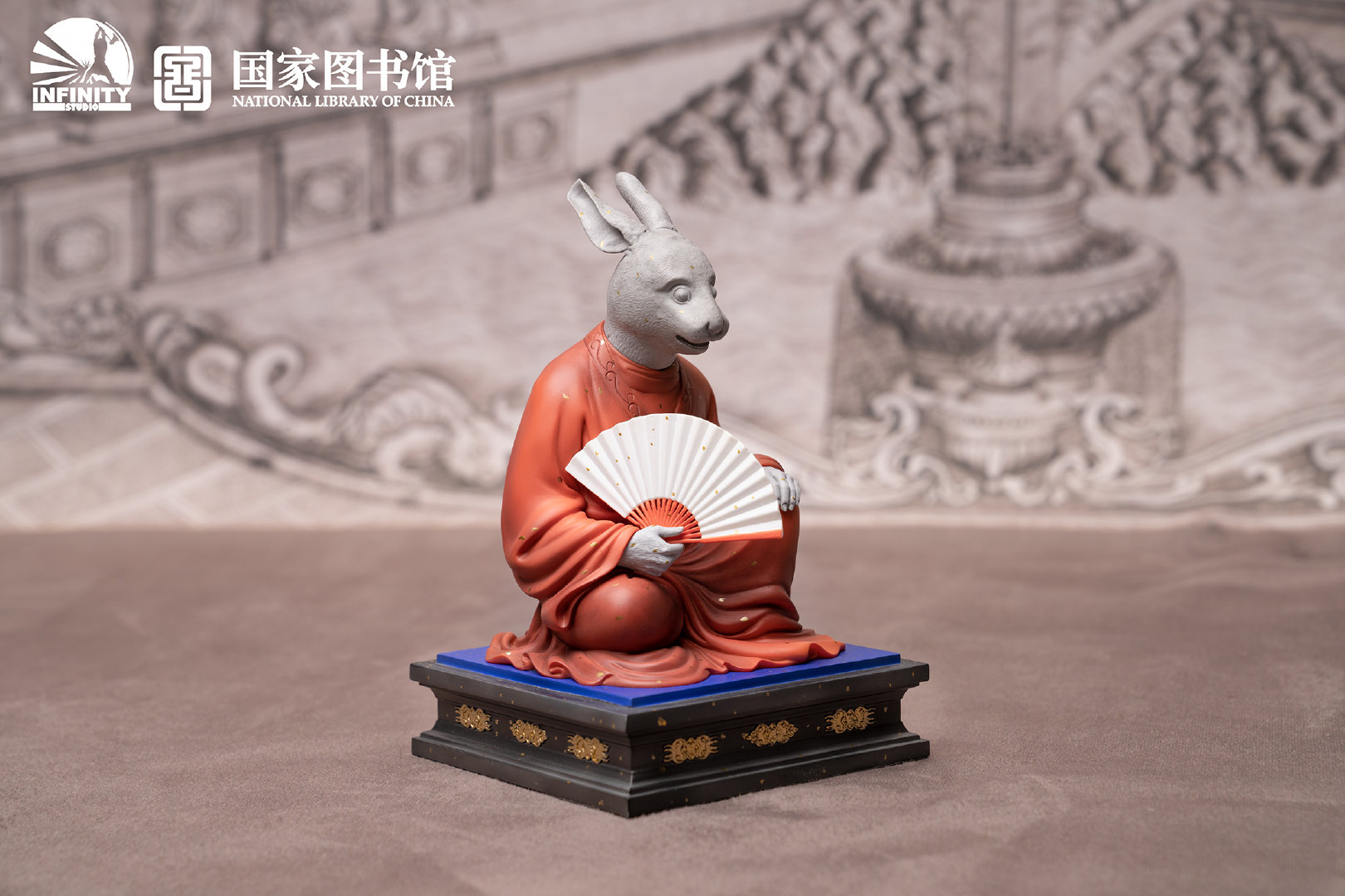 Full-length Portrait of Animal Heads of the Chinese Zodiac-Mao Rabbit