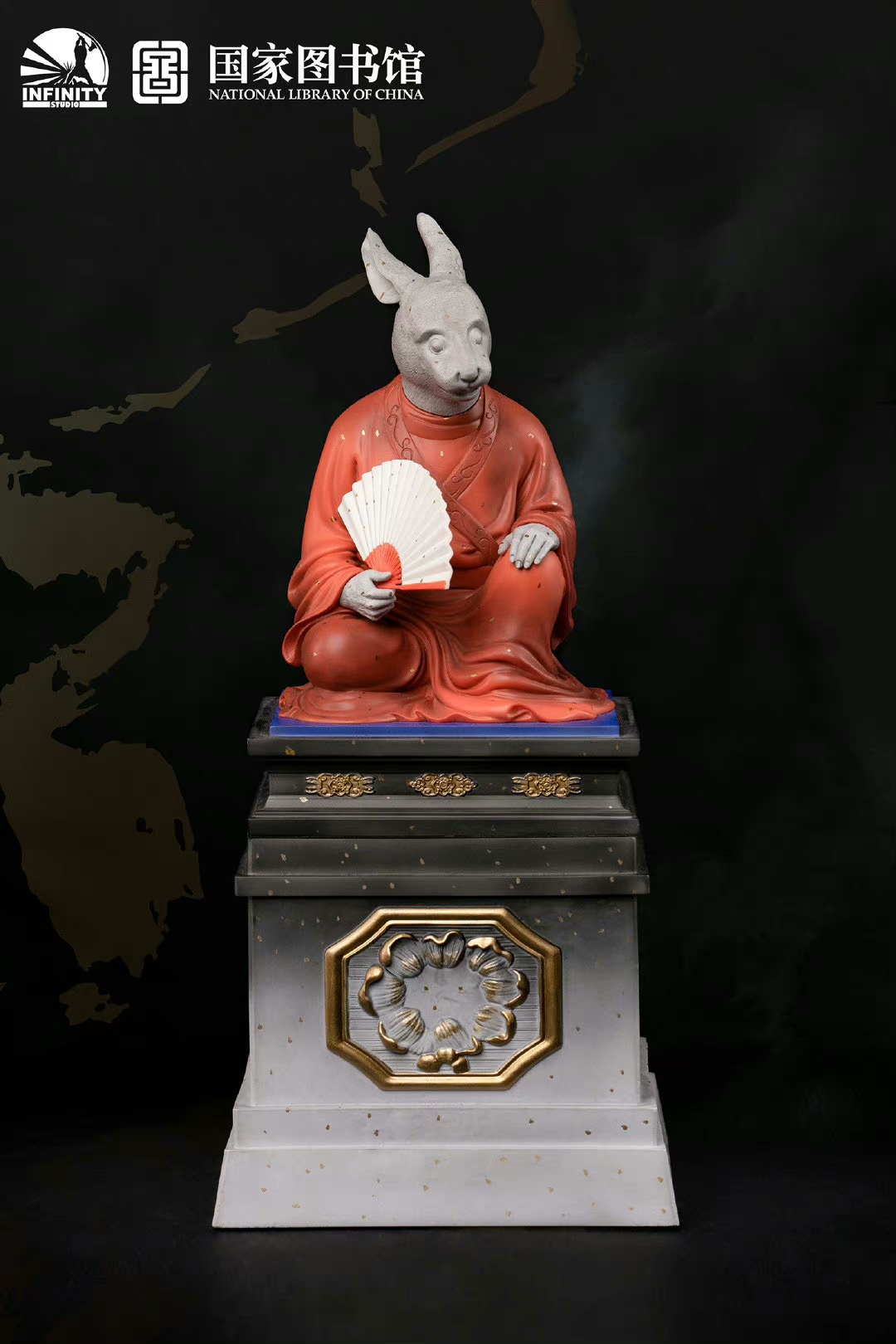 Full-length Portrait of Animal Heads of the Chinese Zodiac-Mao Rabbit