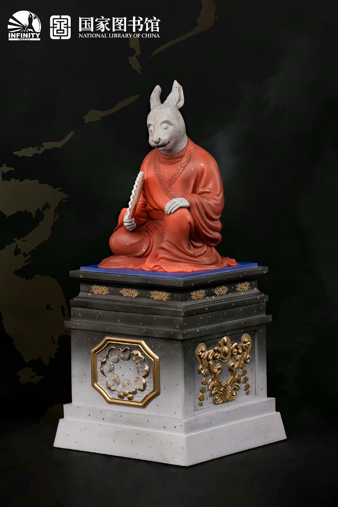 Full-length Portrait of Animal Heads of the Chinese Zodiac-Mao Rabbit