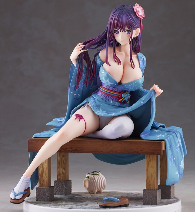 Mataro Original Character - Opening up her Yukata 1/6