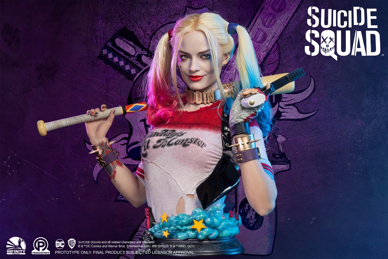 Harley Quinn Silicone Bust
