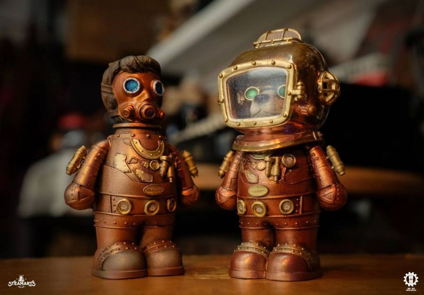 Q version of Baron Bunny and Dog