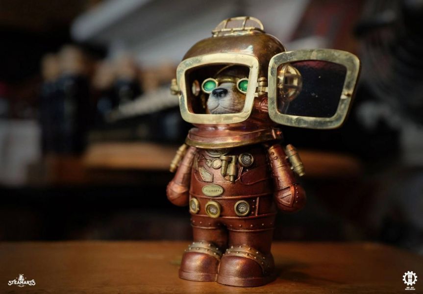 Q version of Baron Bunny and Dog