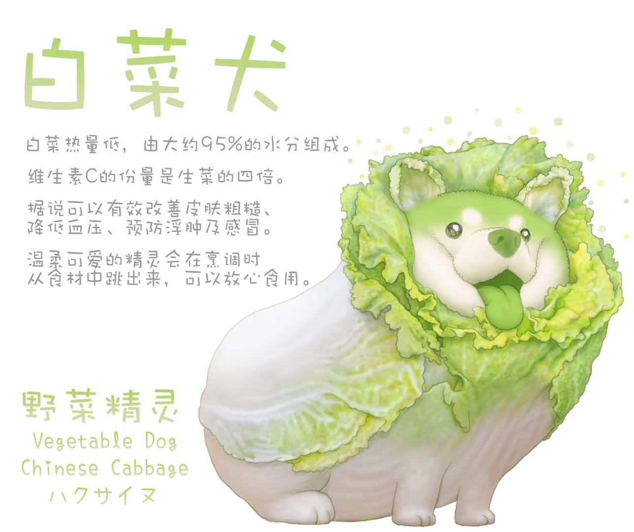 Wild Vegetable Wizard - Cabbage Dog