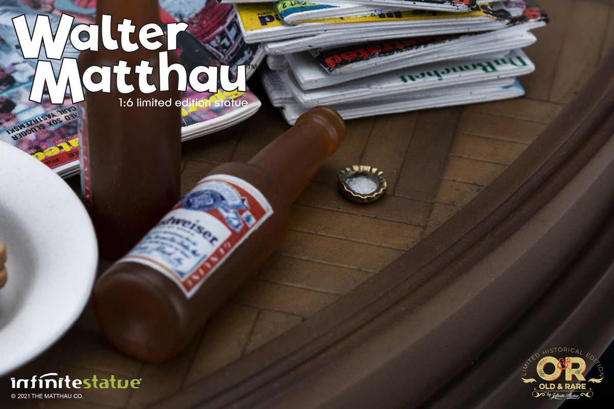 American actors-Walter Matthew & Jack Lemmon statue 1/6