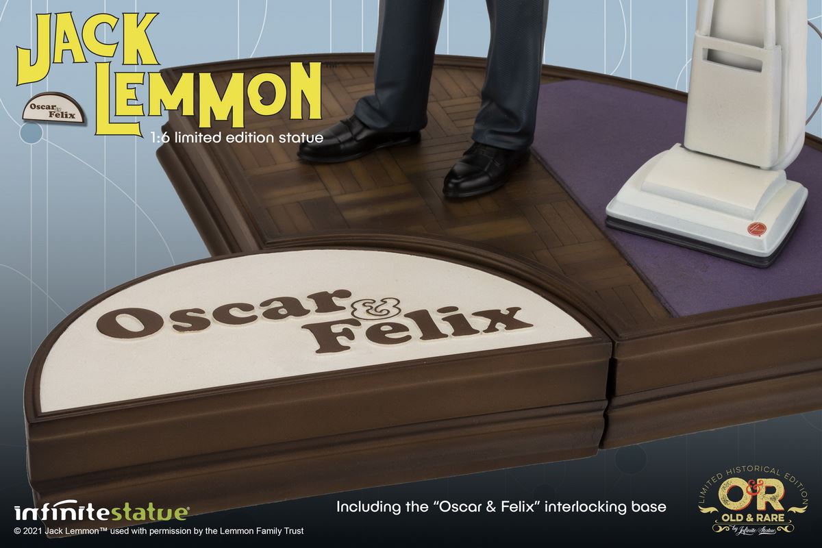 American actors-Walter Matthew & Jack Lemmon statue 1/6