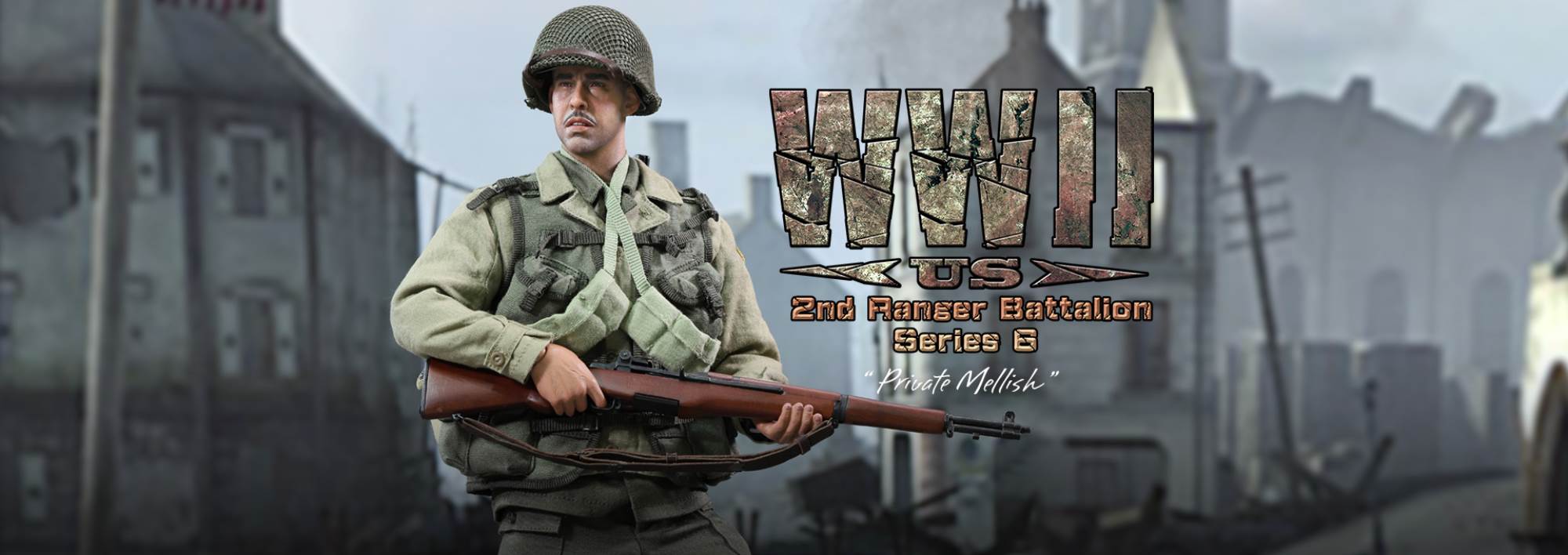 US Ranger F style in World War II-Pvt. Meli 1/6