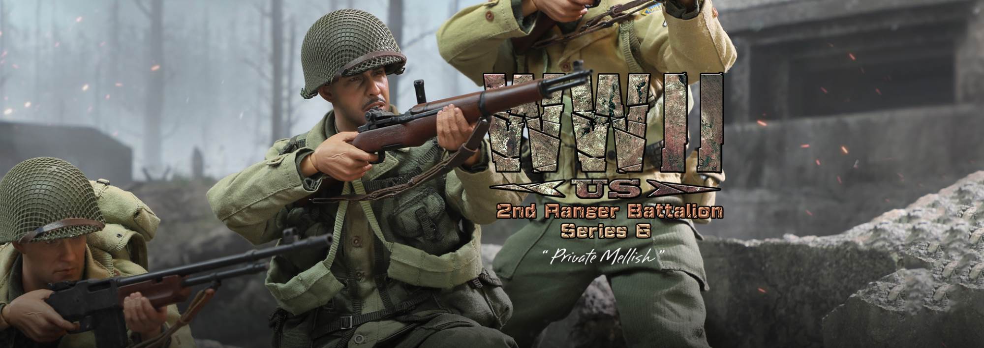 US Ranger F style in World War II-Pvt. Meli 1/6