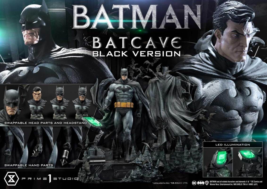 Batman: Hush (Comics) Batman Batcave Black Version