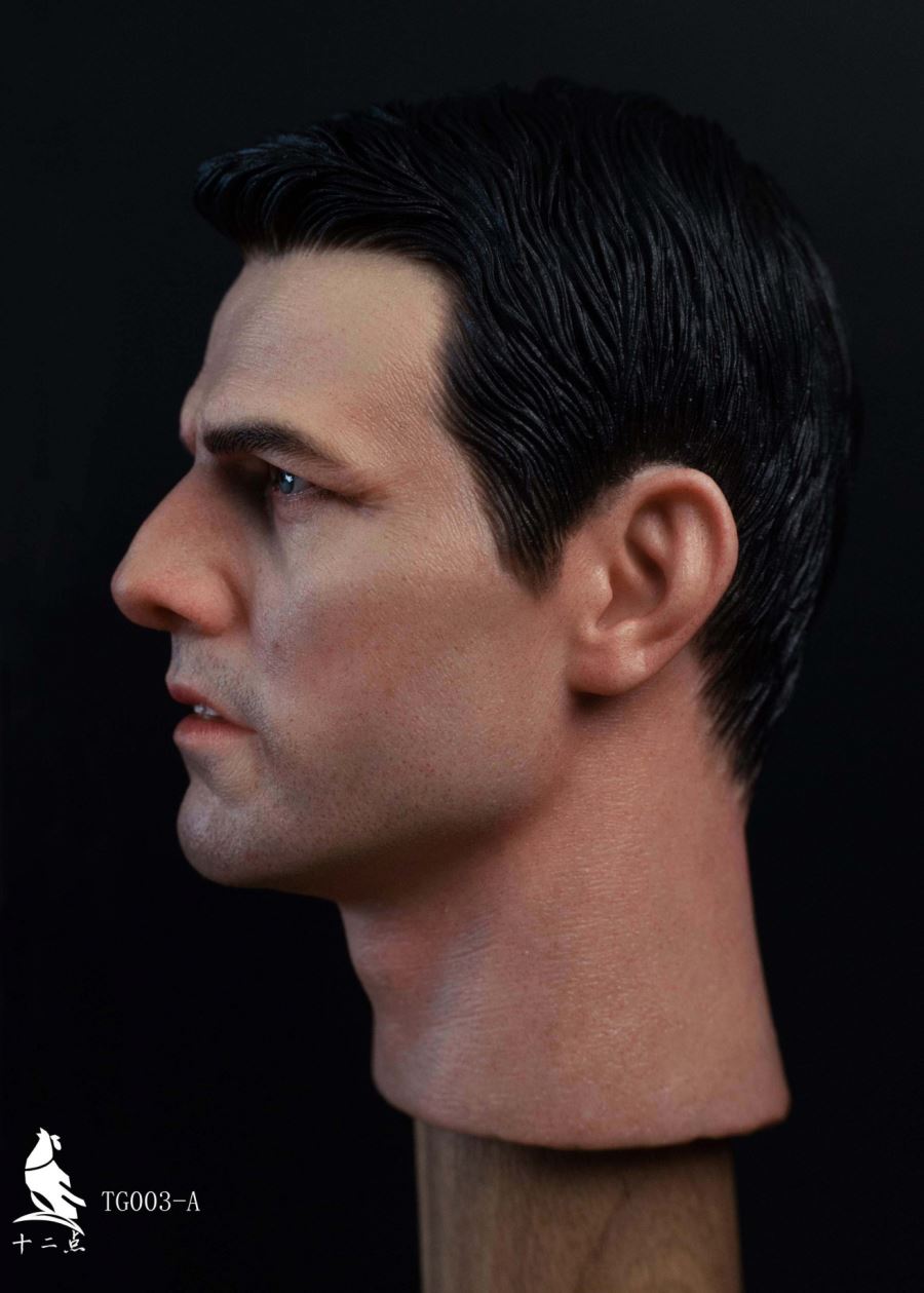 European and American tough guy head sculpt 1/6