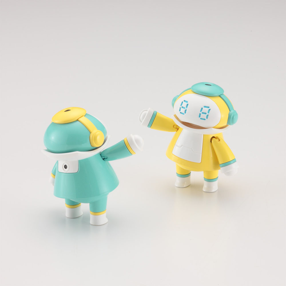 Small Mechatromate No.04 Emblem Set Light Green & Lemon