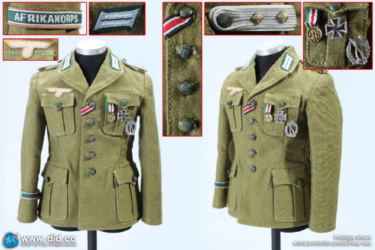 Captain of the WWII African Army Defense Forces 1/6