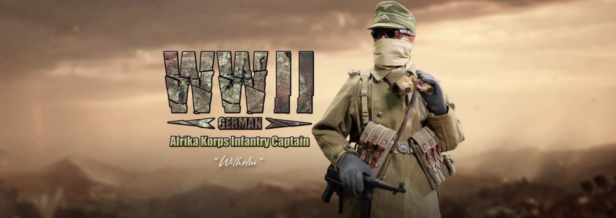 Captain of the WWII African Army Defense Forces 1/6