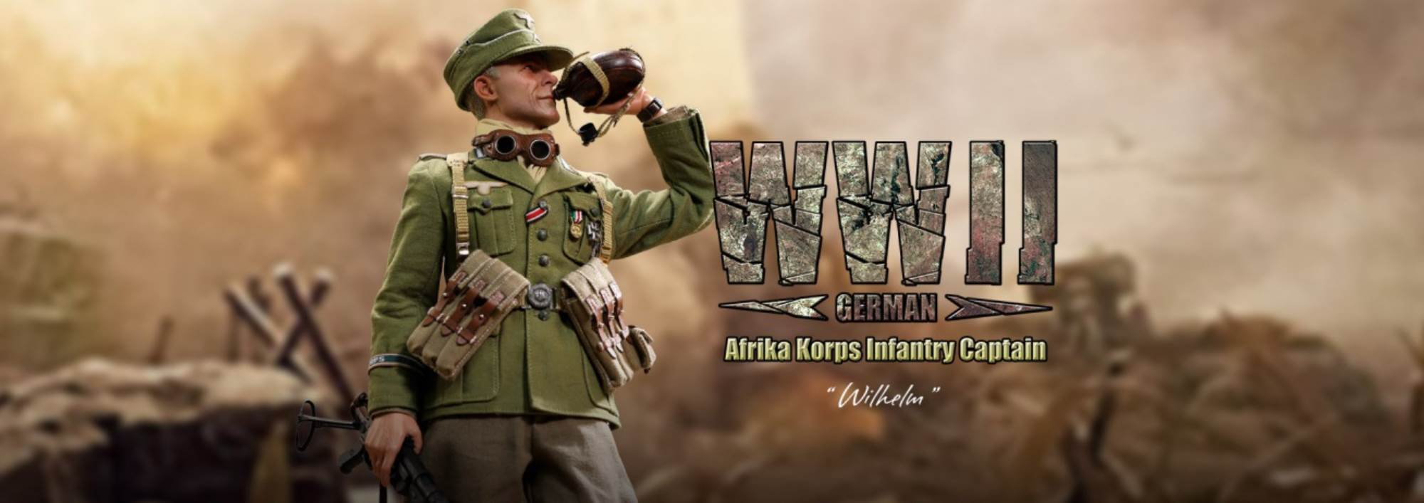 Captain of the WWII African Army Defense Forces 1/6