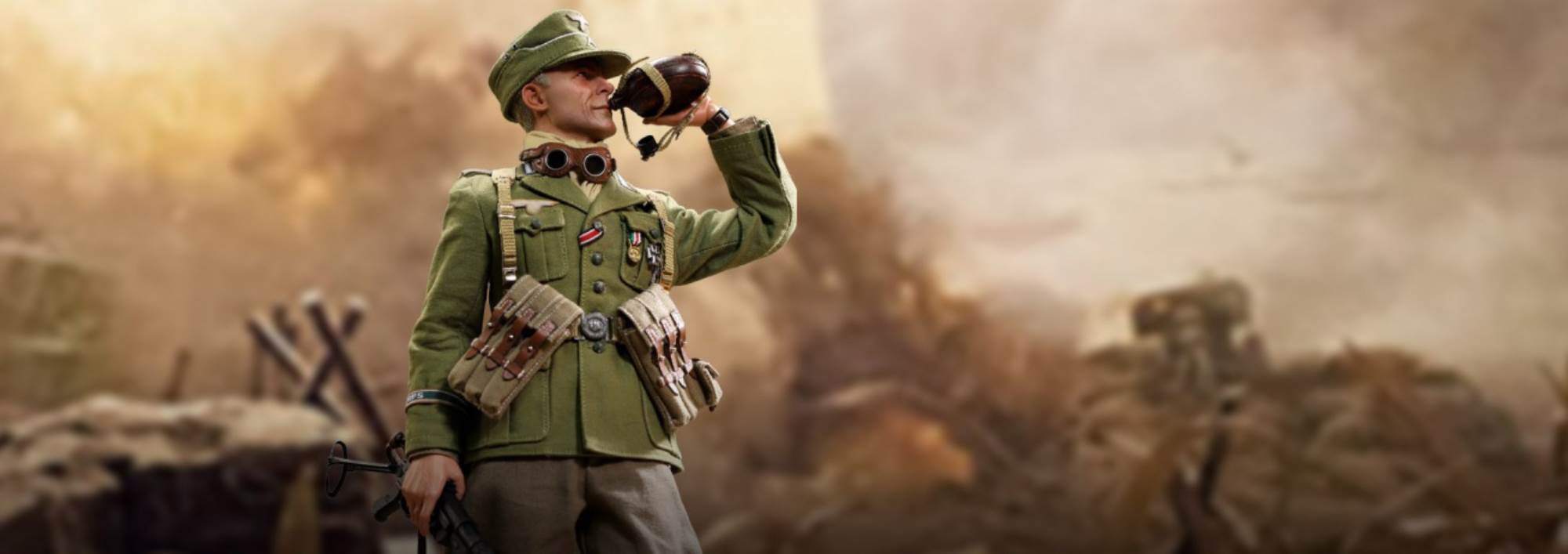 Captain of the WWII African Army Defense Forces 1/6