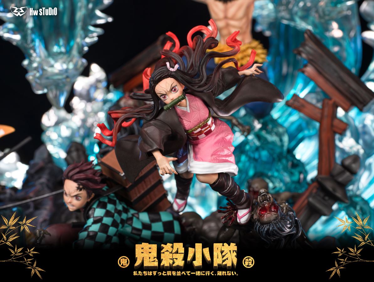 Zentisu, Tanjiro , Nezuko & Inosuke – Demon Slayer 