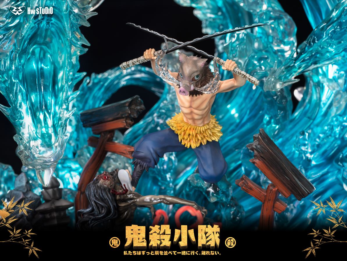 Zentisu, Tanjiro , Nezuko & Inosuke – Demon Slayer 