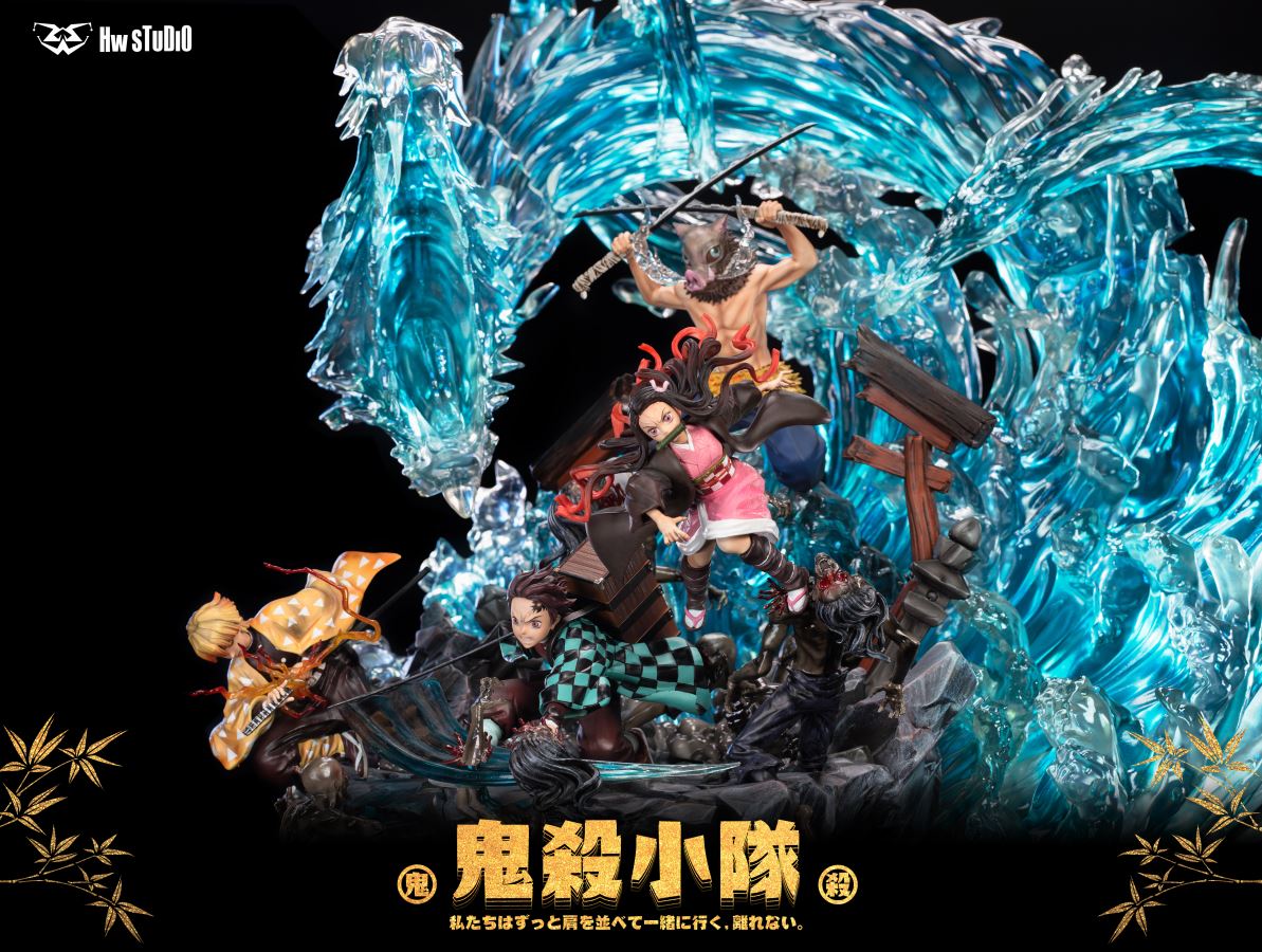 Zentisu, Tanjiro , Nezuko & Inosuke – Demon Slayer 