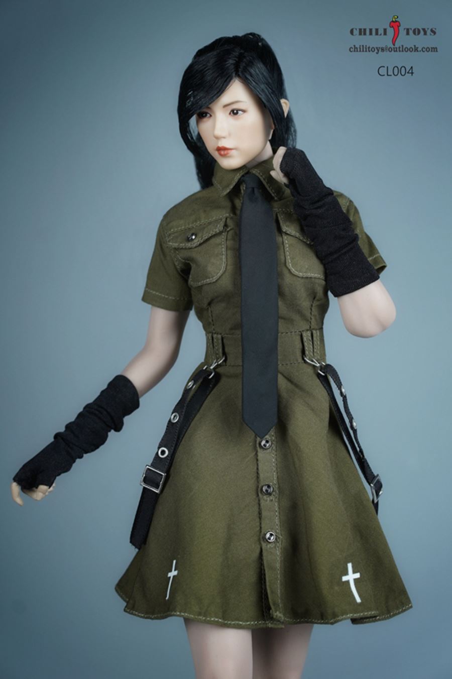 Functional overalls dress 1/6