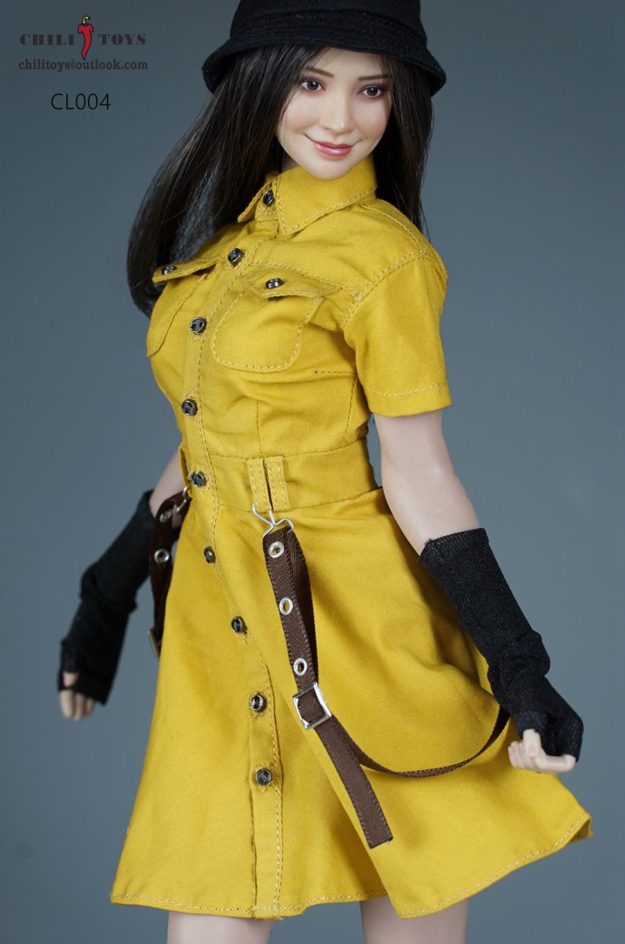 Functional overalls dress 1/6