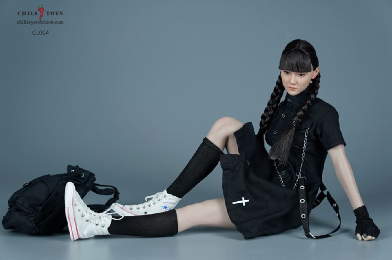 Functional overalls dress 1/6