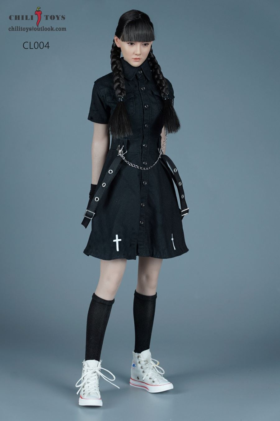 Functional overalls dress 1/6