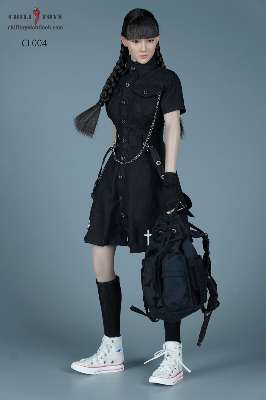 Functional overalls dress 1/6