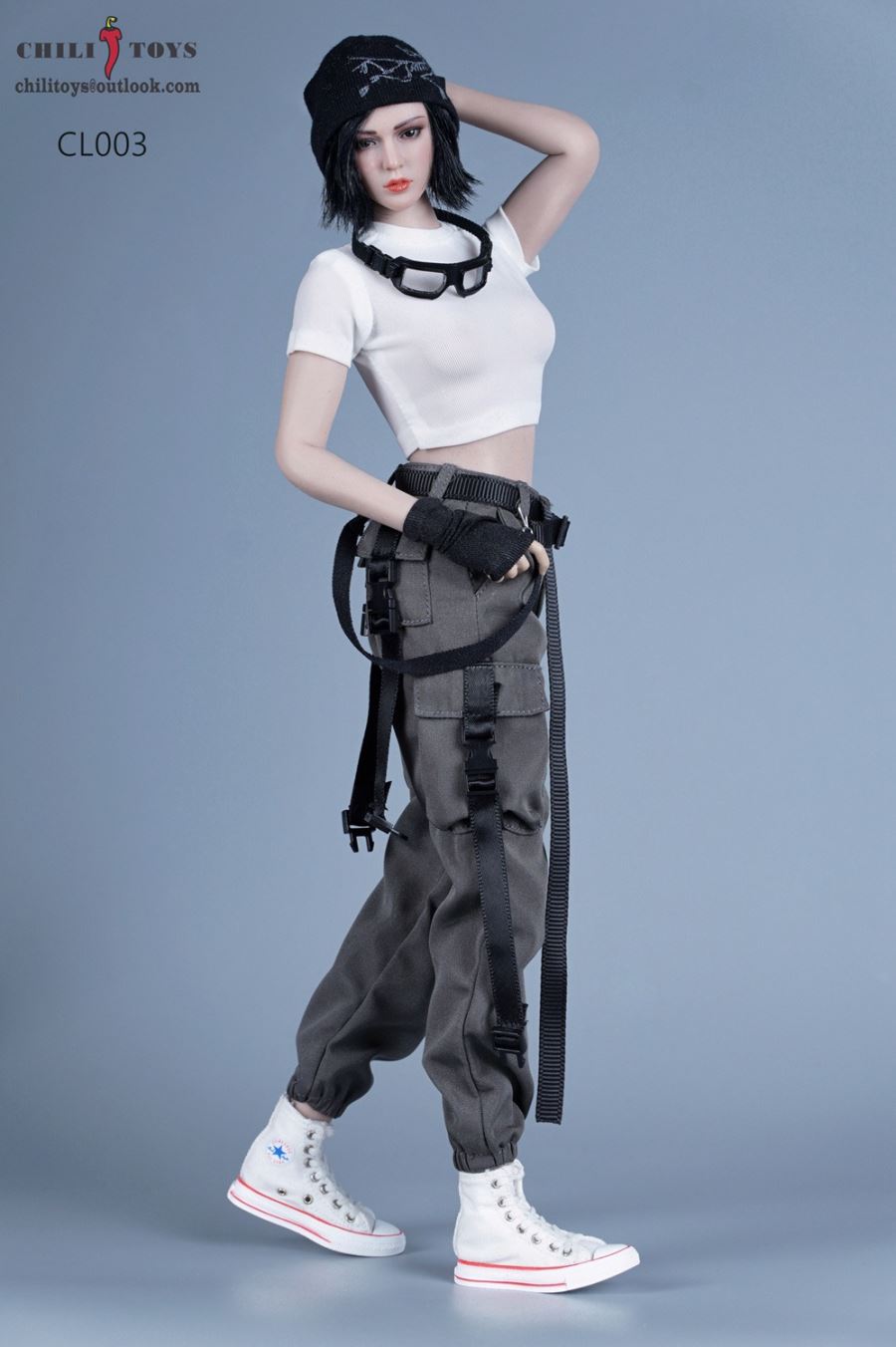 Functional overalls dress 1/6