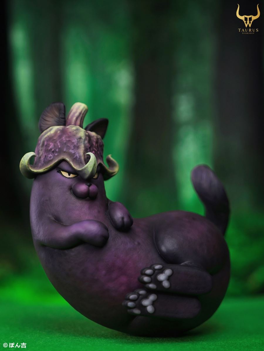Wild Vegetable Wizard - Eggplant Cat
