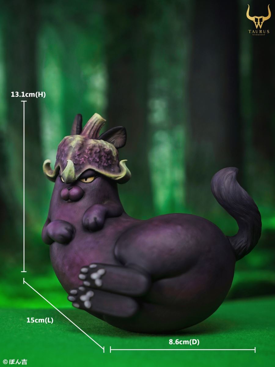 Wild Vegetable Wizard - Eggplant Cat