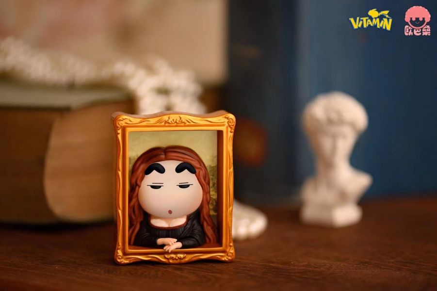 Shinchan 001 Mona Lisa 002 The girl with pearl earrings