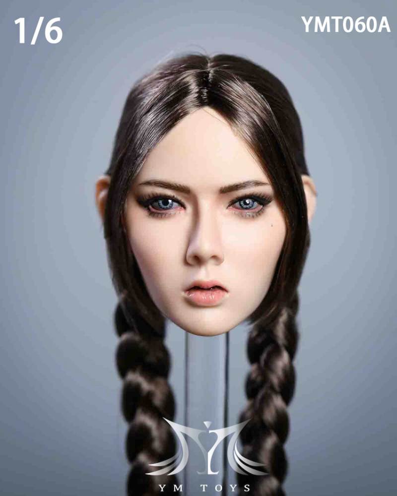 Female head carving 1/6